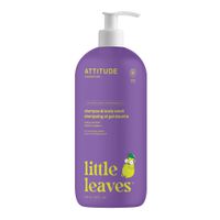 加拿大 ATTITUDE 艾特優 - 兒童2合1洗髮沐浴露-香草&梨 946ml