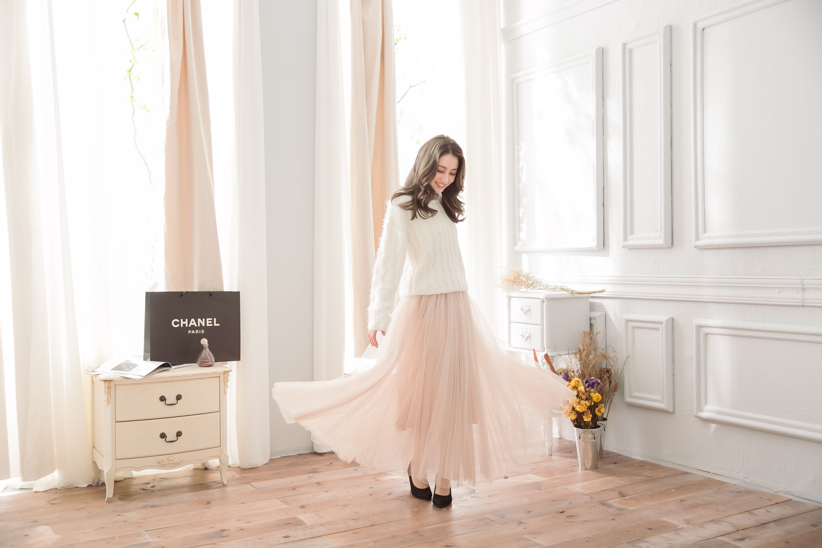 ❀ Peachy獨家訂製 ❀ 法式浪漫紗裙親子裝