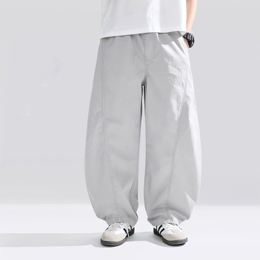 -3℃瞬間涼感UPF50+彎刀褲-淺灰