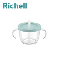 日本 Richell 利其爾 - 幻夢木馬學習訓練杯-綠-150ml