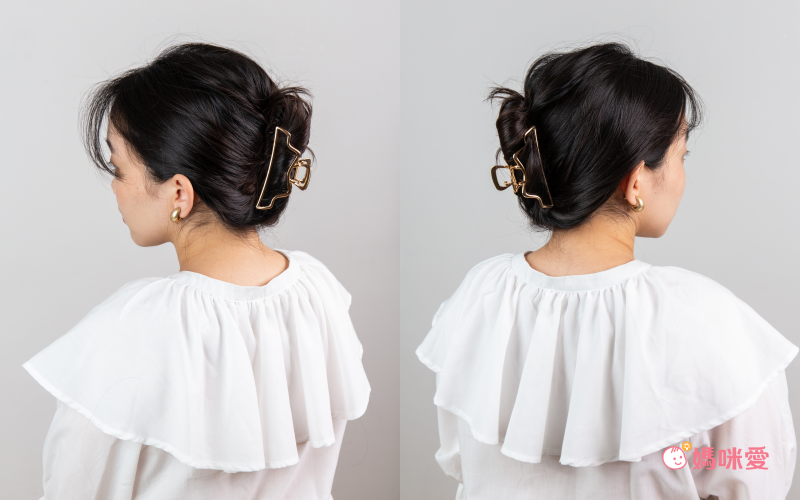 日本 Lattice - 法式簡約金屬一字夾-金