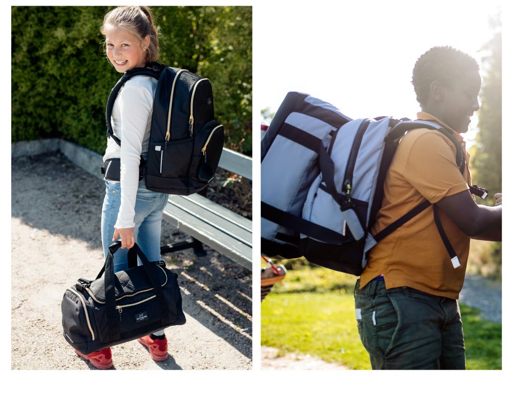 Beckmann - Sport Junior 護脊書包 30L-金與黑