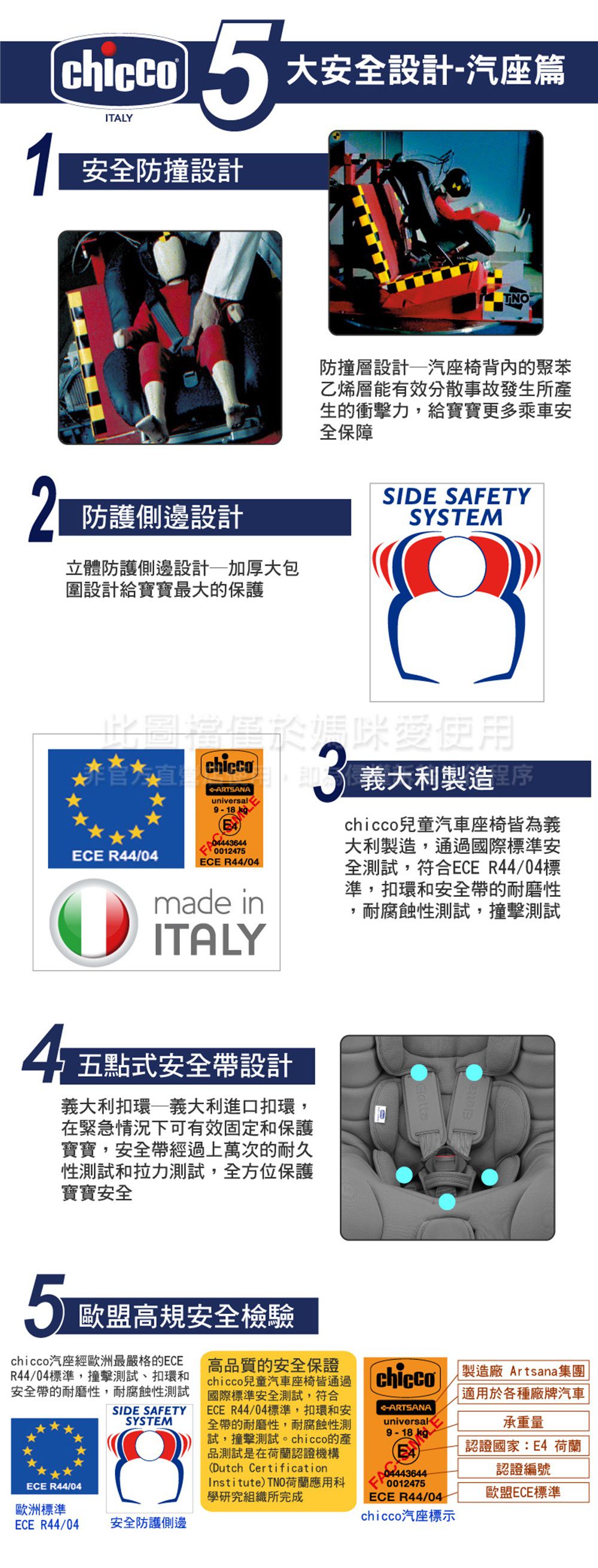 義大利 chicco - Gro-Up 123成長型安全汽座-幕府黑