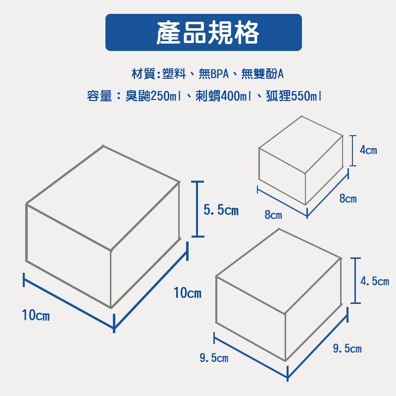 英國 Rex London - 餐盒/零食盒3入組-森林樂園