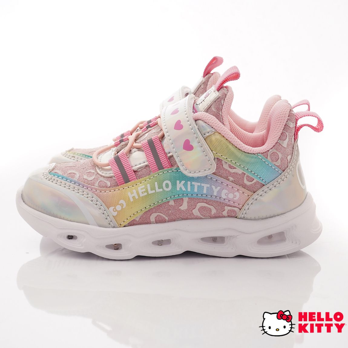 HELLO KITTY - 電燈休閒運動款(中小童段)-運動鞋-粉