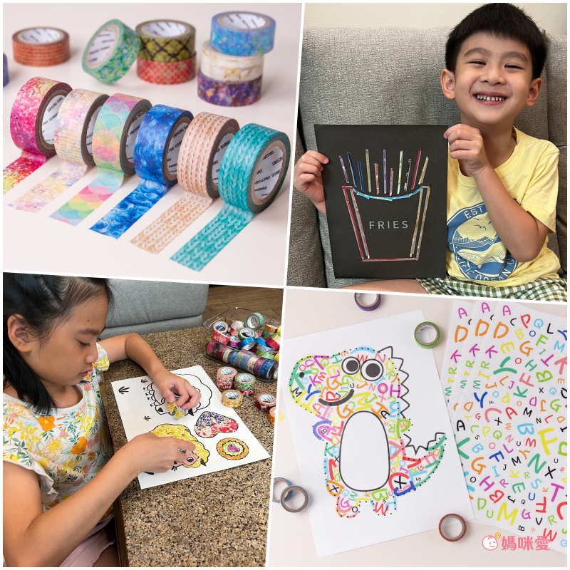 韓國 Sinwoo - 油畫馬賽克紙膠帶著色組-世界名畫-12色