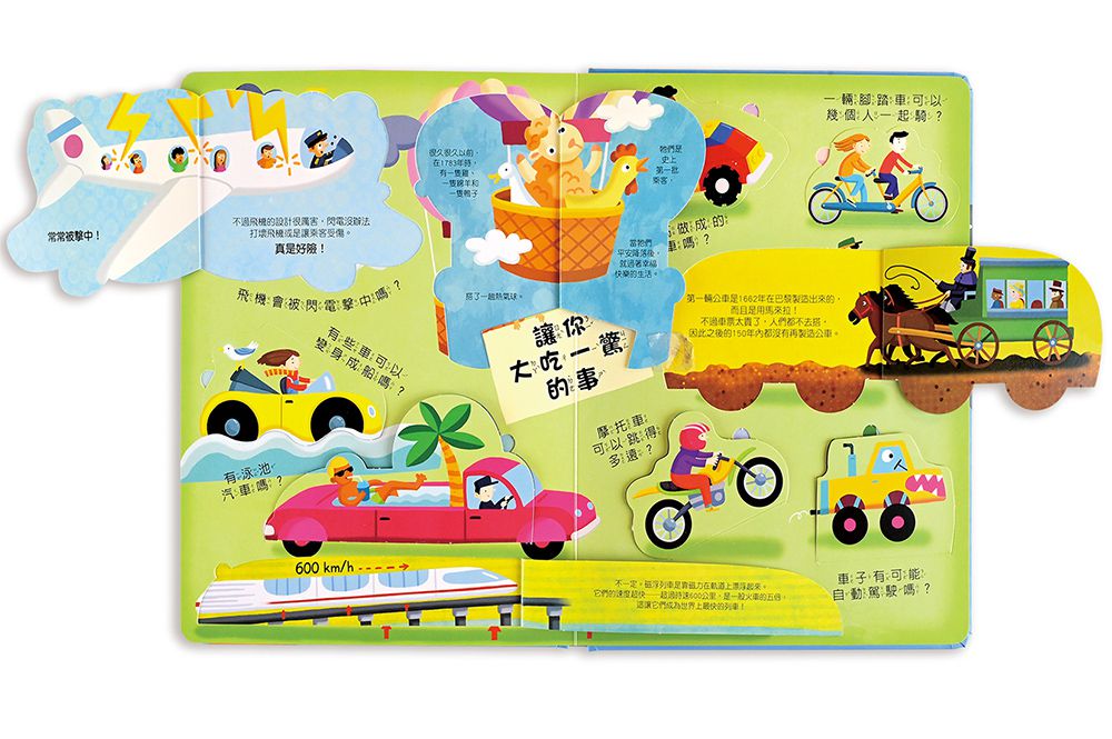 交通工具-我的知識百科翻翻書