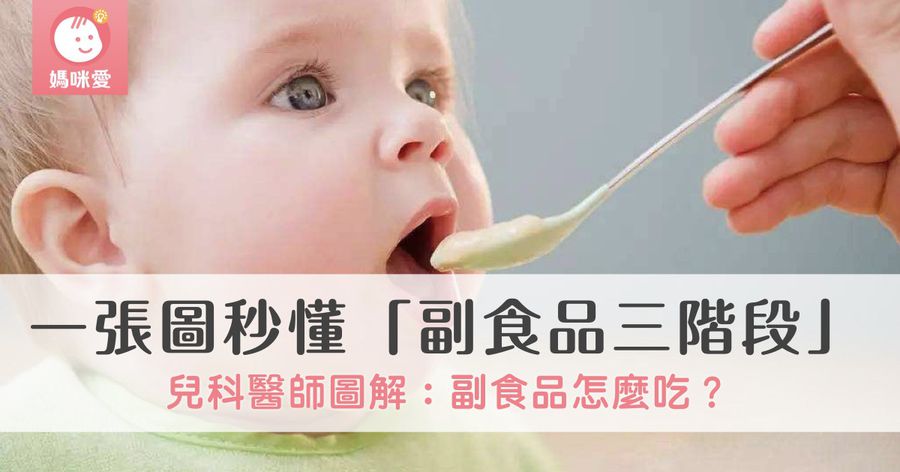 兒科醫師圖解|一張圖秒懂「副食品三階段怎麼吃!」