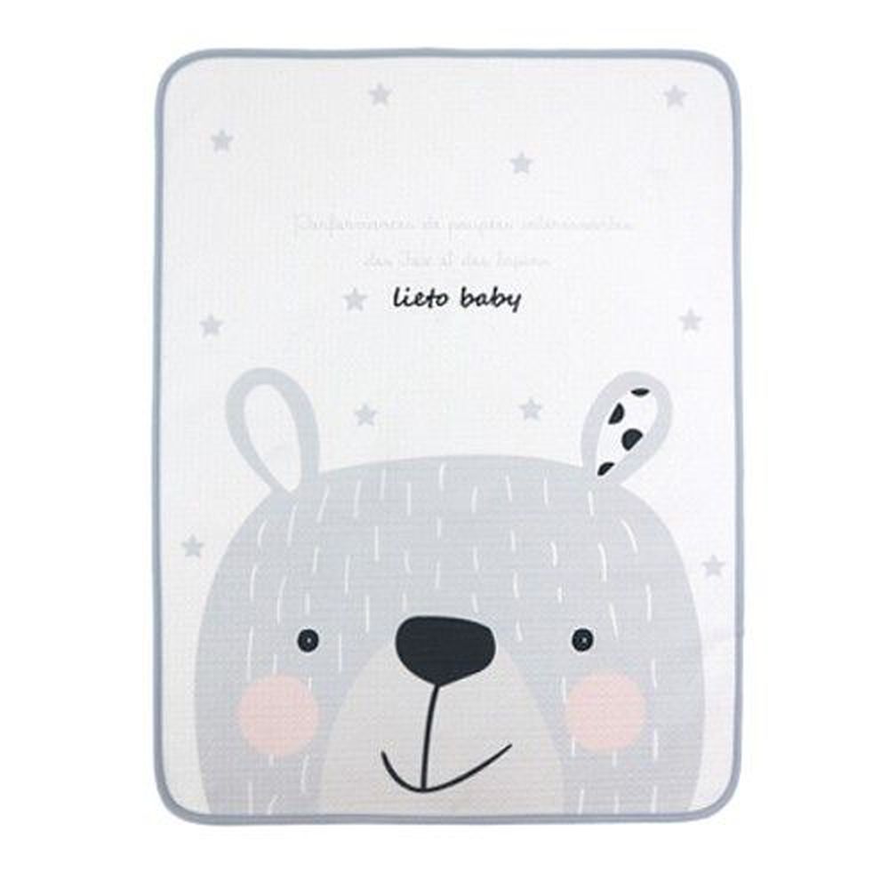 韓國 Lieto baby - 童話風有機棉防水墊-星星大熊 (50*60cm)