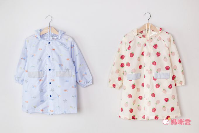 akachan honpo - 雨衣-草莓-象牙白色