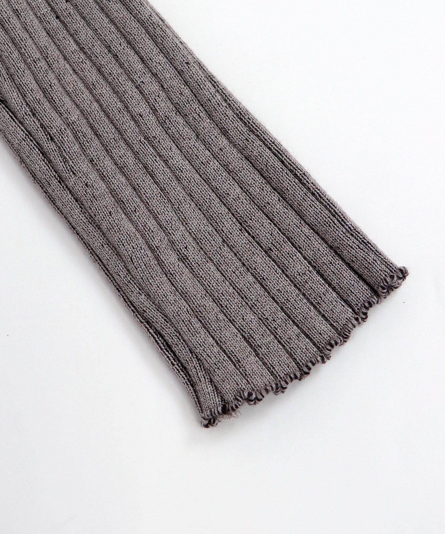 日本 BLUE EAST - 彈性百搭羅紋長袖上衣-黑