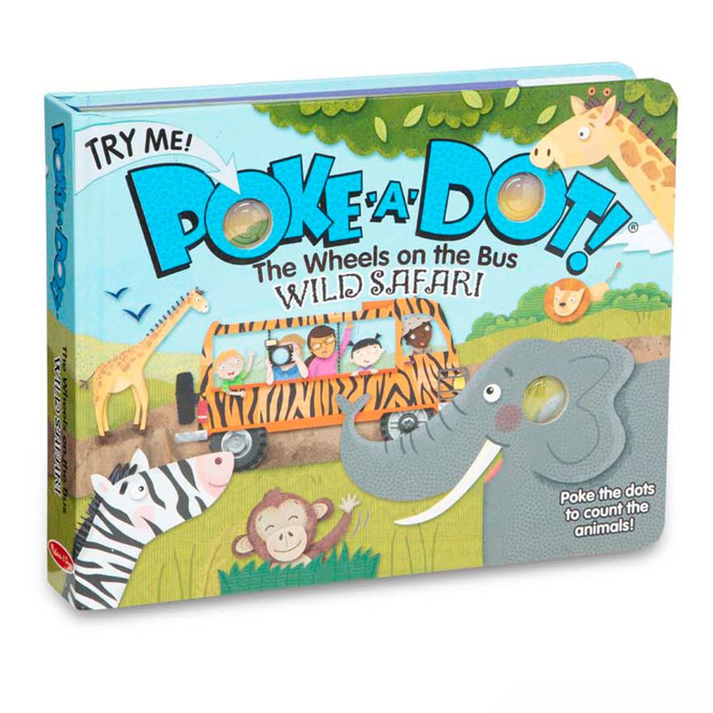 美國瑪莉莎 Melissa & Doug - 神奇泡泡書-公車輪子轉呀轉