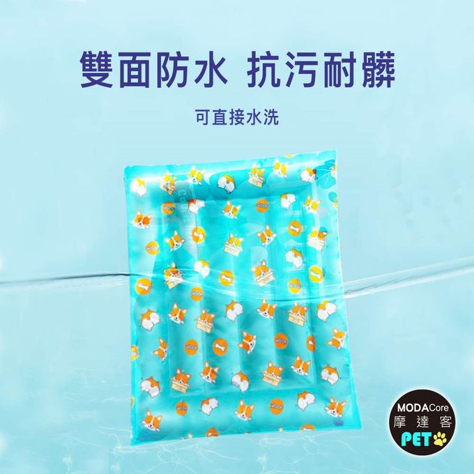 MODACore 摩達客 - 【摩達客寵物】冰爽升級消暑冰涼墊(超萌小柯基M號)-夏日解暑首選熱銷品 (M)