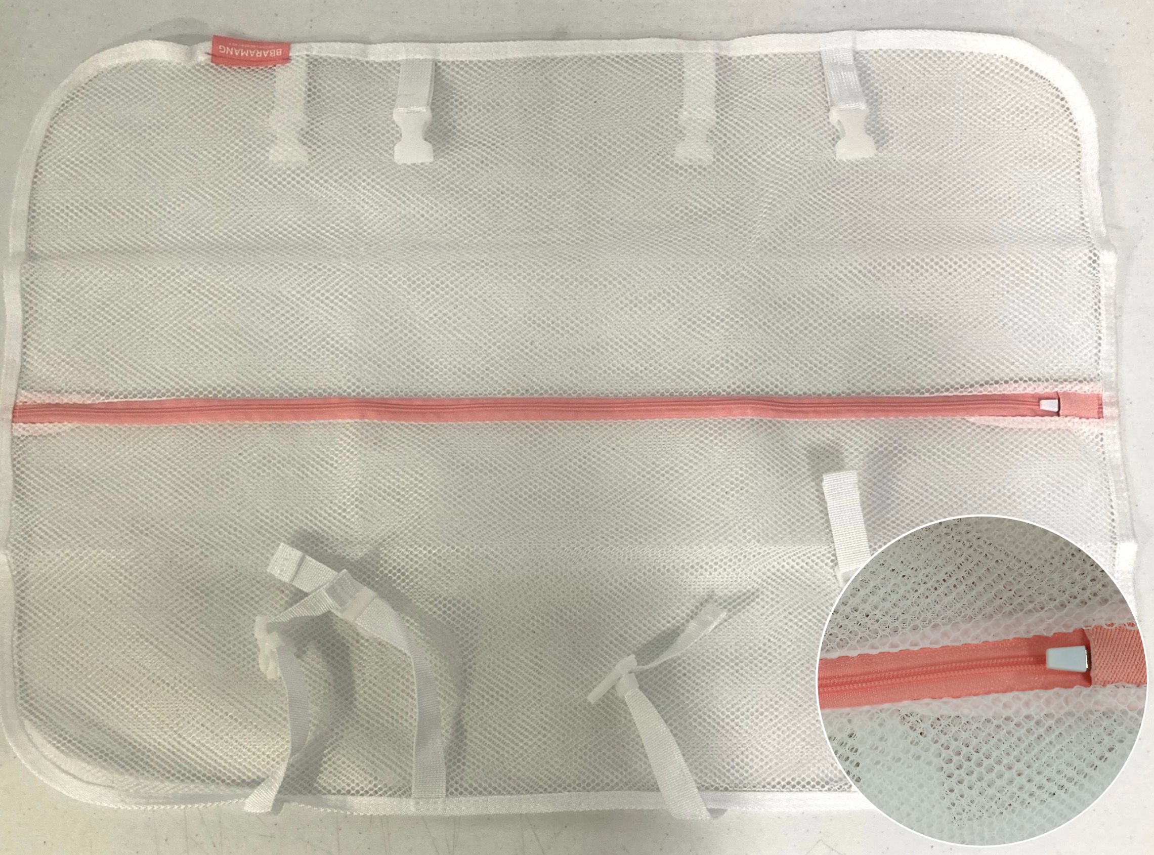 韓國 BBARAMANG - 枕頭/羽絨外套專用洗滌網袋(洗衣網) (小[40x60cm])-單入