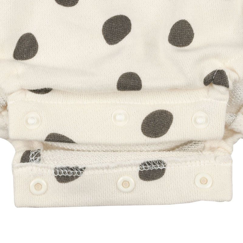 akachan honpo - 包屁衣+緊身褲-滿版印花-象牙白色