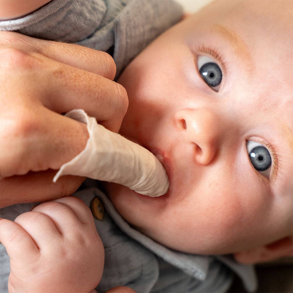 嬰兒口腔清潔手指棉巾 潔牙巾-28入(4盒)