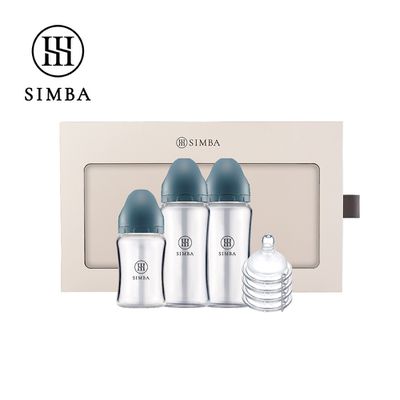 Simba 小獅王辛巴 - 限定初綻新生奶瓶禮盒-波藍