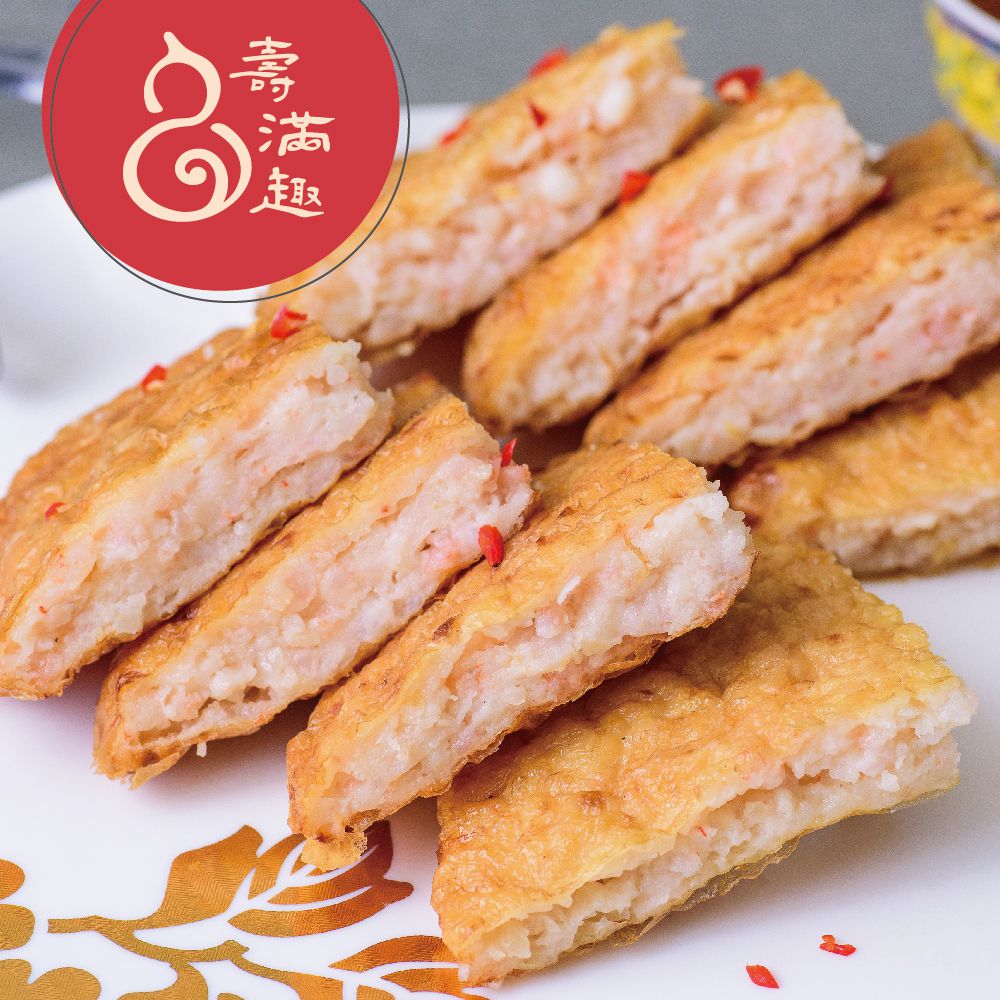 藍帶五星低醣養生系列(厚切海鮮蝦餅2片)-176公克