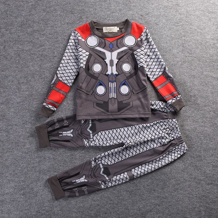 英雄系列卡通造型套裝-灰色-萬聖節裝扮