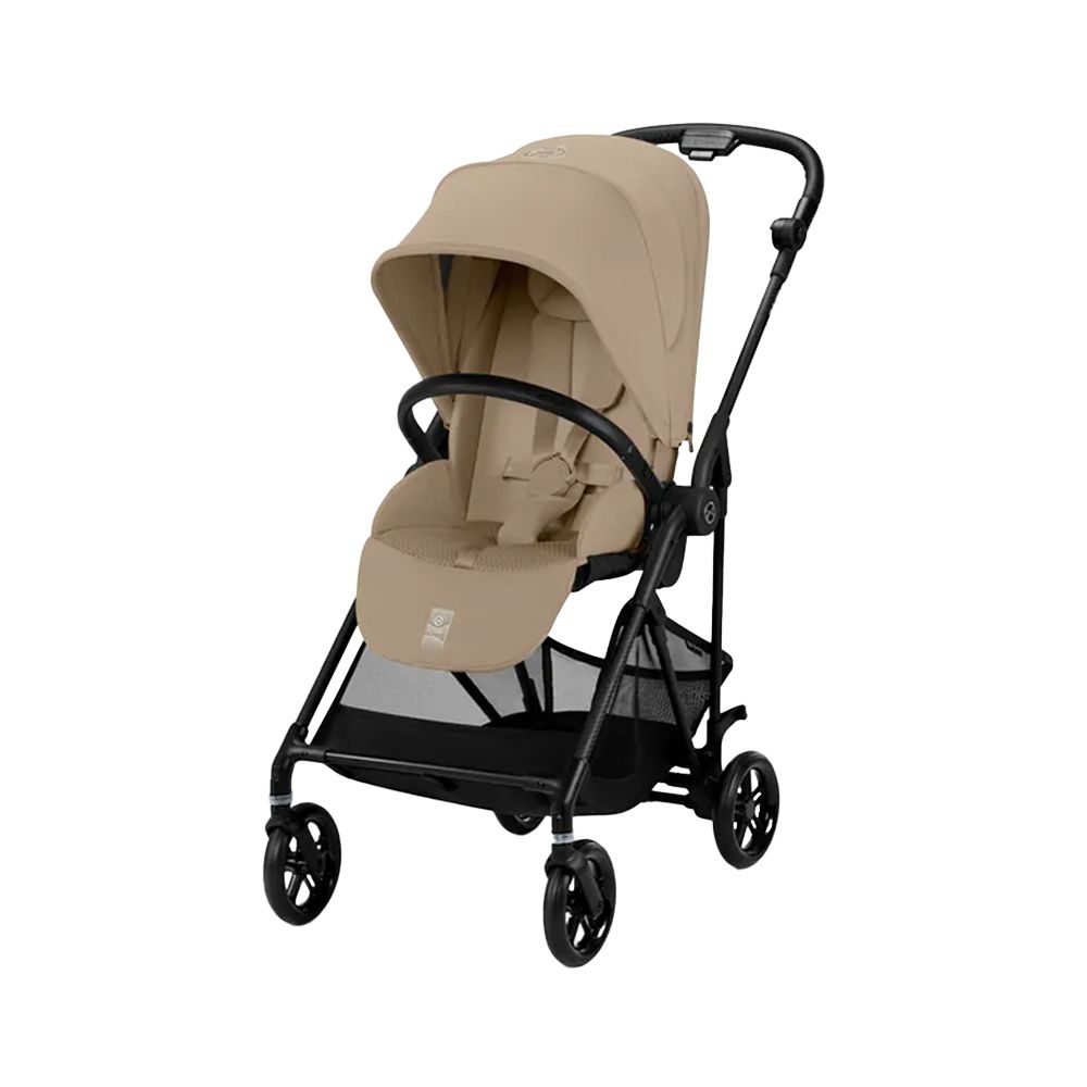 Melio 雙向嬰兒推車(含新生兒座墊組)-超輕量碳纖維  2025日本限定款-奶茶色