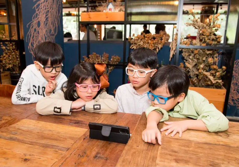 LOVEYE - 抗藍光眼鏡-粉碰藍