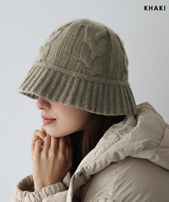 日本 BLUE EAST - 麻編編織鐘形帽-軍綠