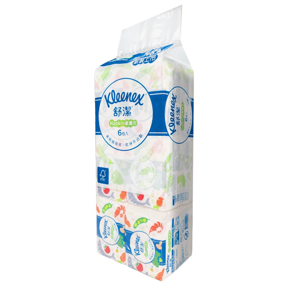 Kleenex 舒潔 - 高級紙餐巾 75張x6包x2串