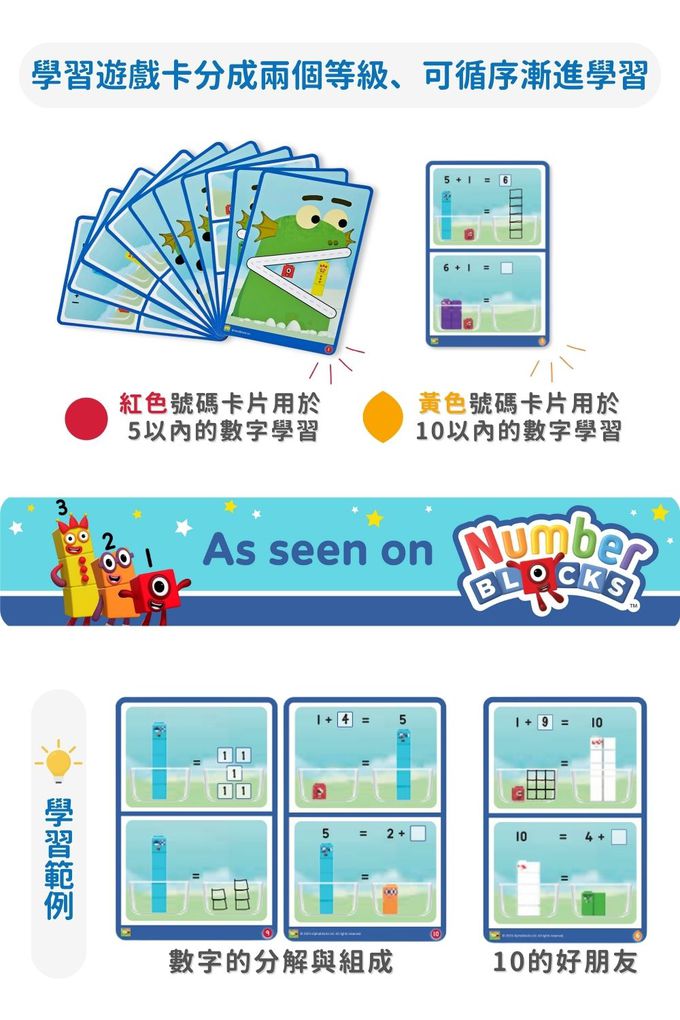 【美國hand2mind】Numberblocks數字積木 Blockzee怪獸數學天秤遊戲組