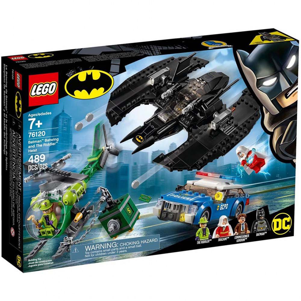 樂高 SUPER HEROES 超級英雄系列 - Batman™ Batwing and The Riddler™ Heist 76120-489pcs