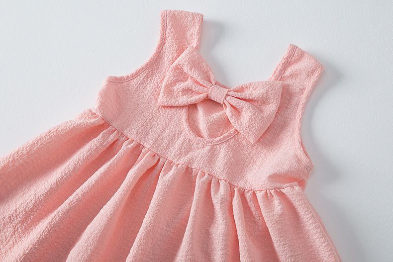 蝴蝶結背心洋裝-紫色