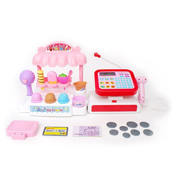 酷比樂 - 【家家酒玩具】聲光冰淇淋收銀機超市 5966