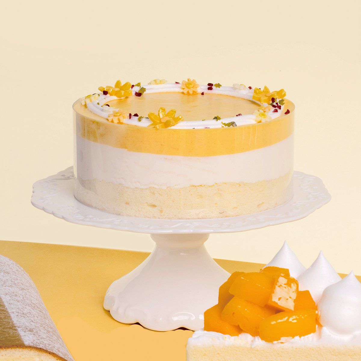 1條就免運！【唐緹TARTINE】夏日限定芒果蛋糕/天使鮮乳捲