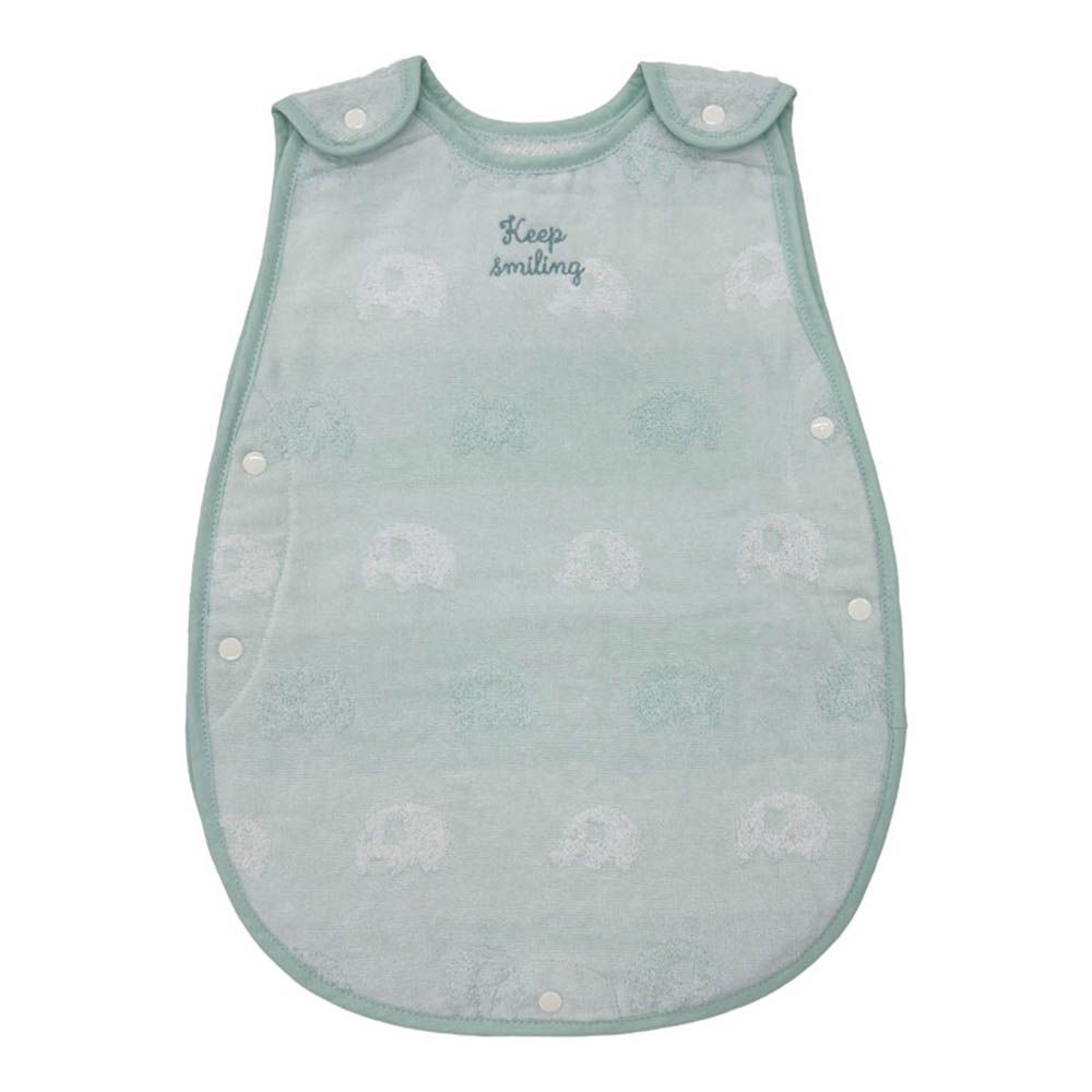 新生兒純棉防踢被-綠色 (50~80cm)