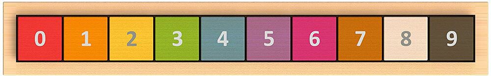 木頭造型玩具 數字學習 (B1315)