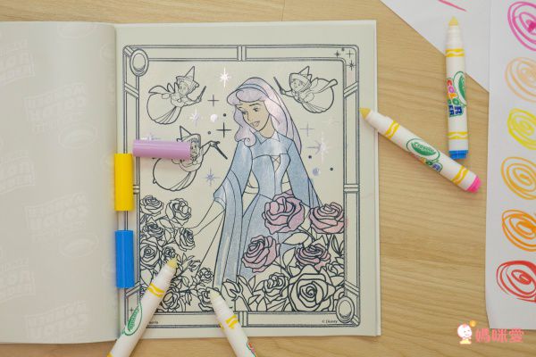 Crayola繪兒樂 - 神彩著色套裝-迪士尼公主(閃亮版)