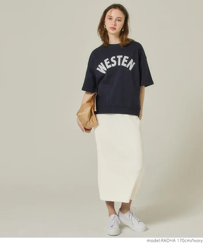 日本 COCA - 四季百搭彈性修身長裙-煙燻粉