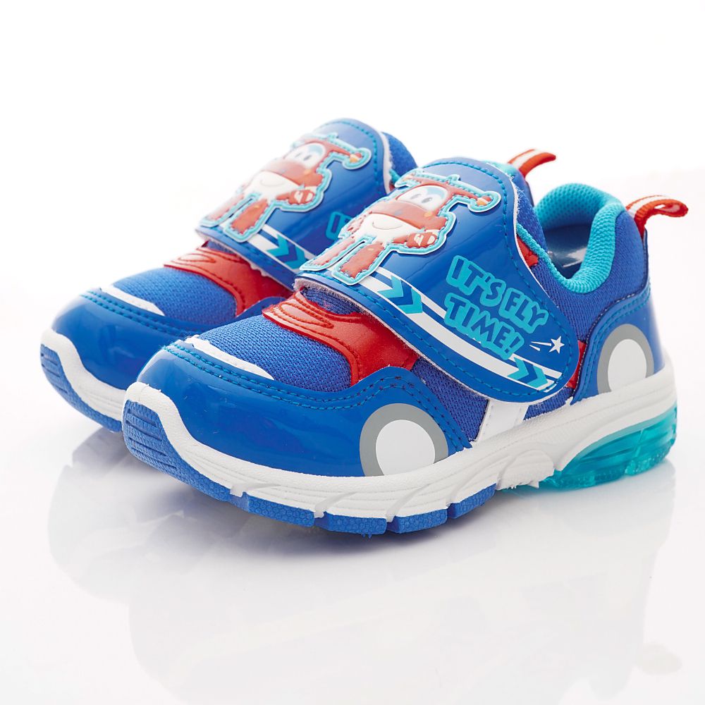 Super Wings - 卡通童鞋-LED電燈運動鞋款(中小童段)-藍-日本尺寸cm