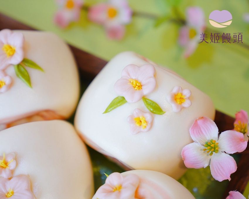 美姬饅頭 - 頂級拉拉山水蜜桃乾鮮乳造型饅頭 (6入)-50g