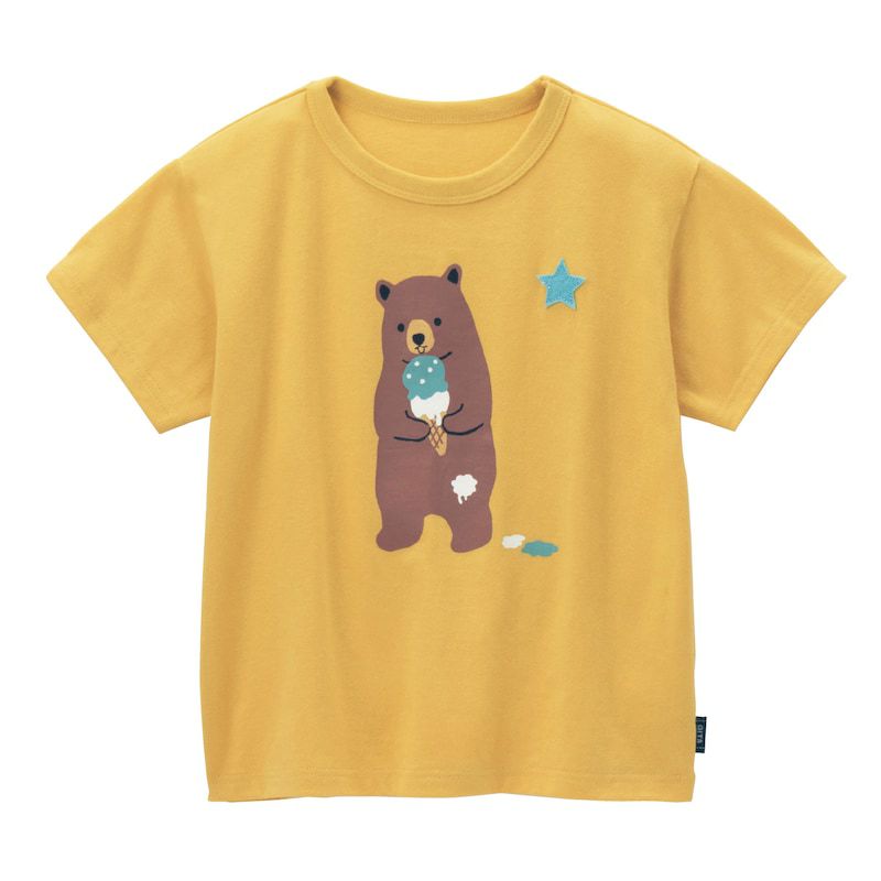 日本千趣會 - GITA 天竺棉百搭短袖上衣-御飯糰兄弟-水藍