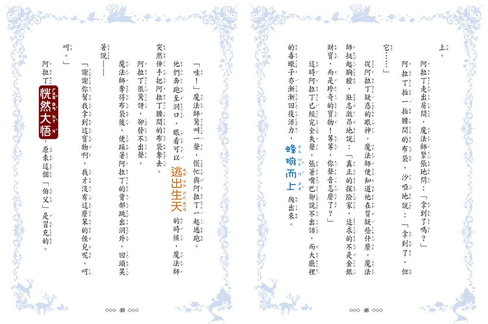 童話夢工場-公主.神燈.阿拉丁(隨書附贈：人物貼紙、阿拉丁的成語冒險簿、神燈許願卡)