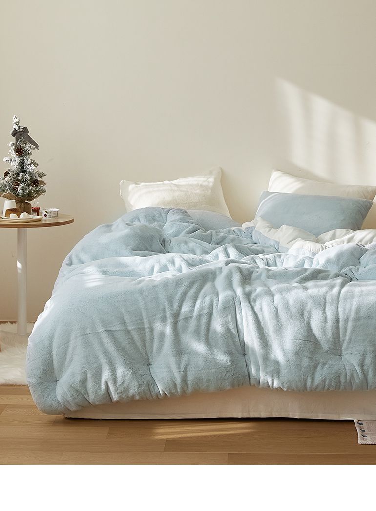 韓國 Maatila - 蓬鬆感高密度絨毛保暖棉被-蘇打雪糕