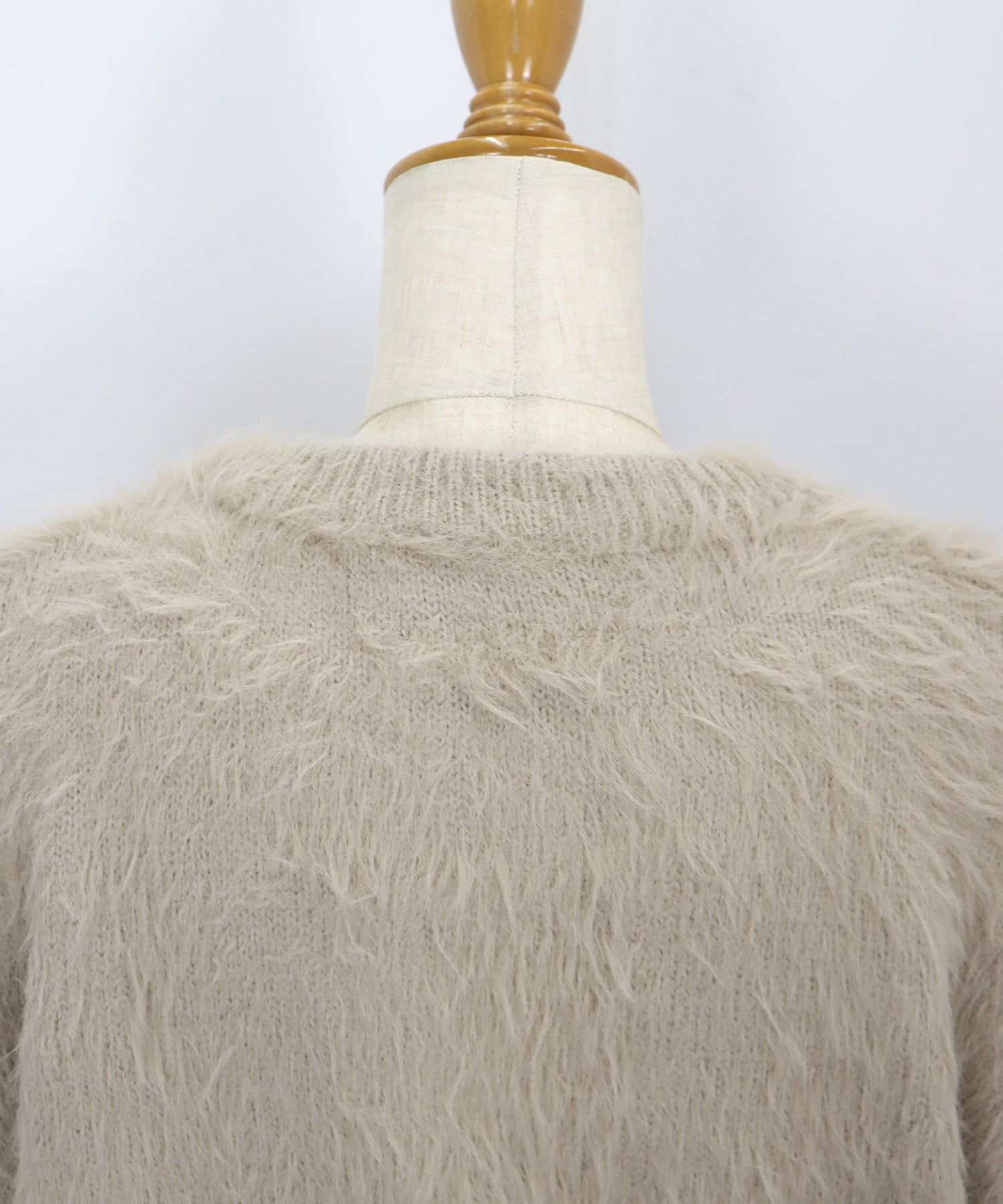 日本 BLUE EAST - 時尚毛絨感長袖外套-深灰