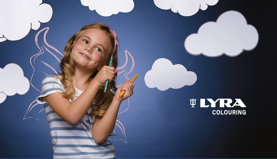 德國LYRA - Groove三角洞洞鉛筆6入(皇室藍-粗)-5~7歲