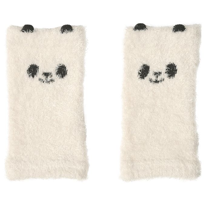 akachan honpo - 蓬鬆腳套-動物-米白色 (70～95cm)