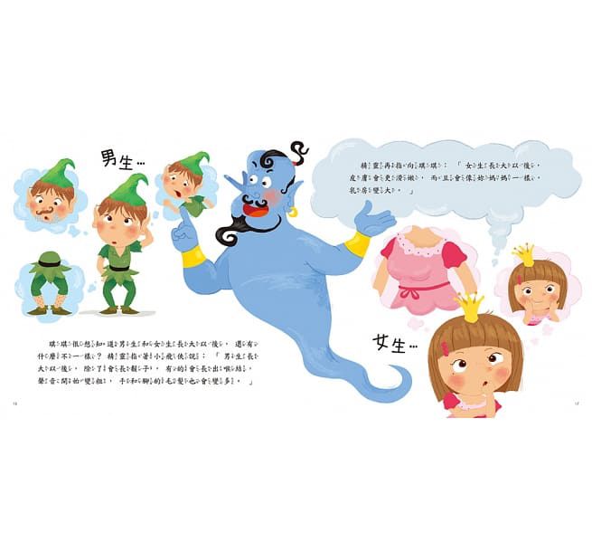 男生女生不一樣？(附QRcode)-♂性教育繪本♀