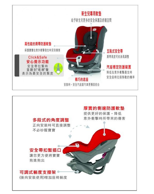 britax römer - 頭等艙0-4歲安全汽座-紫色