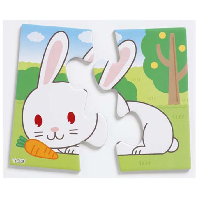 KUMON - 益智拼圖STEP 1-1 人氣動物-2pcs*2/3pcs*2/4pcs*2/6pcs*2