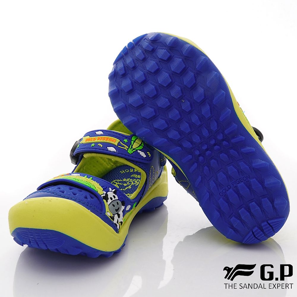 G.P - 護趾磁扣兒童涼鞋(中小童款)-藍綠