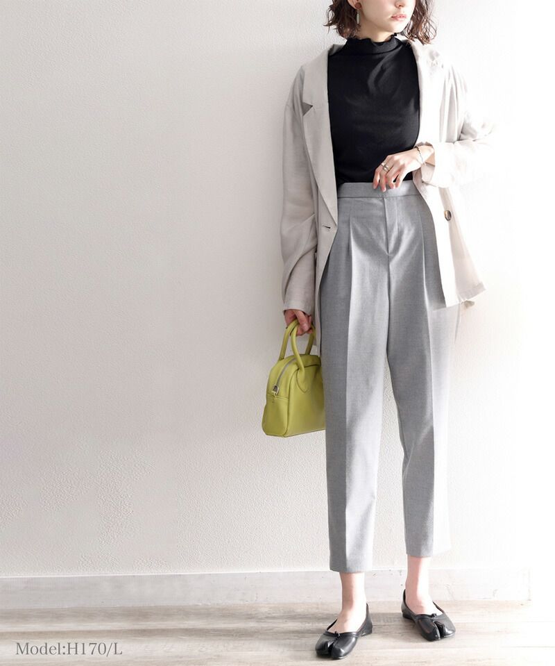 日本 Classical Elf - 百搭簡約木耳領短袖上衣-膚粉