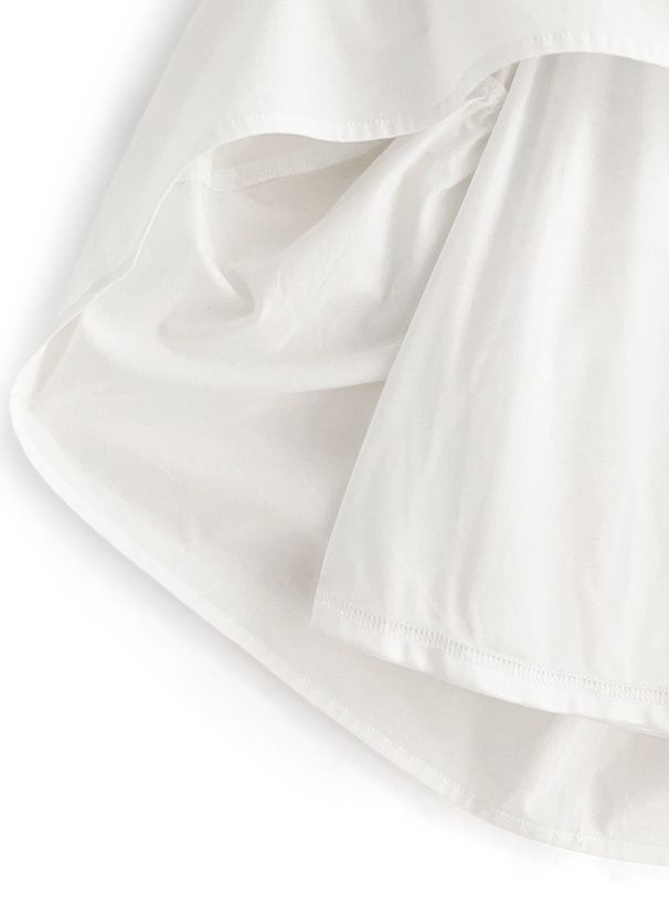 日本 GRL - 法式愛心領短版泡泡袖洋裝-經典黑